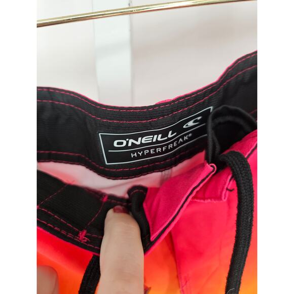 O'Neill Men's Multicolor Hyperfreak Side Seam Fade Board Lace Short Size 29 - Picture 4 of 6